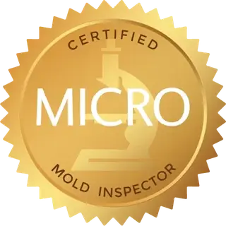 MICRO Certified Mold Inspector badge