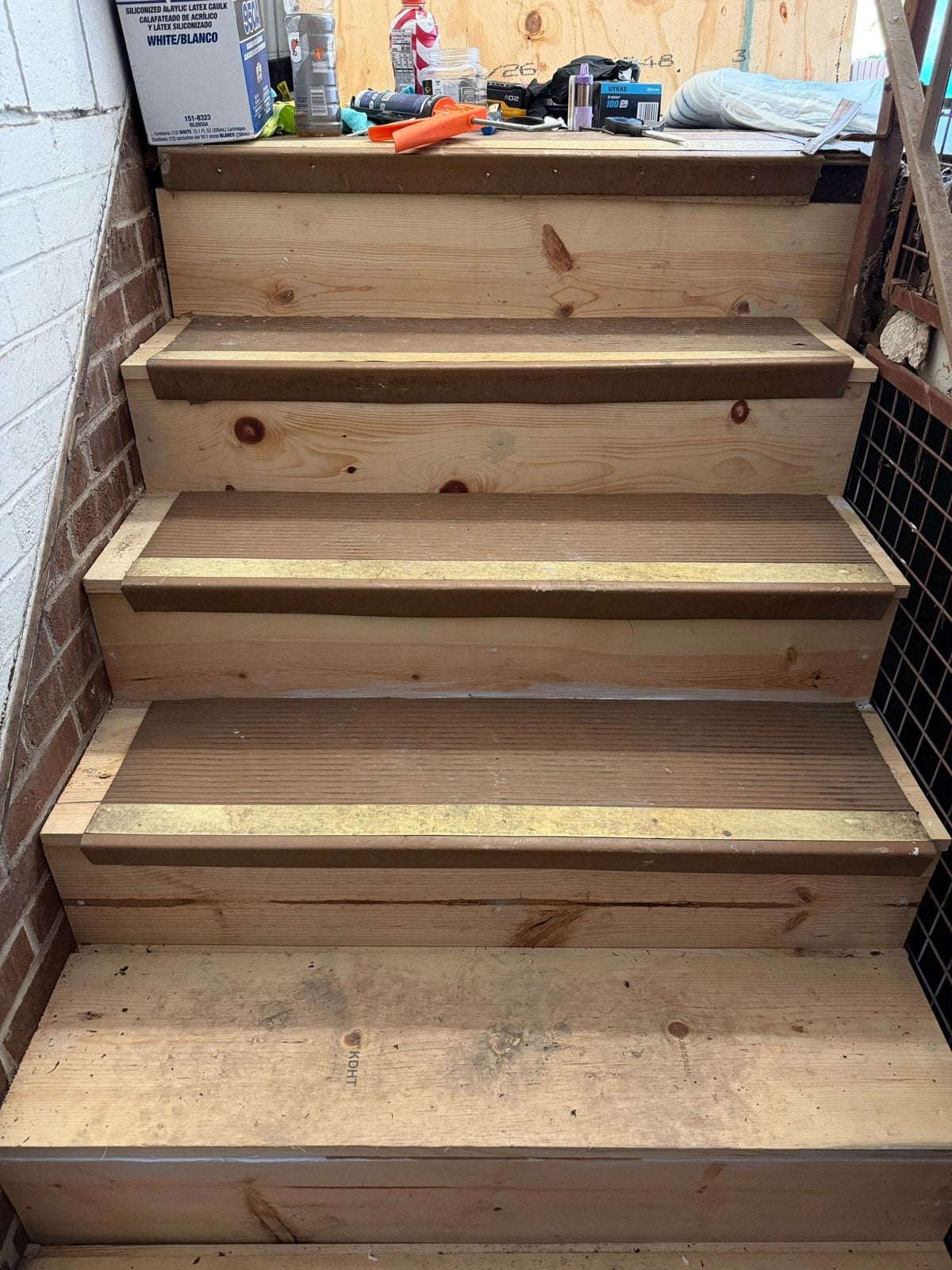 Staircase rebuilt by Steel City Property Restoration in Braddock, Allegheny County, PA