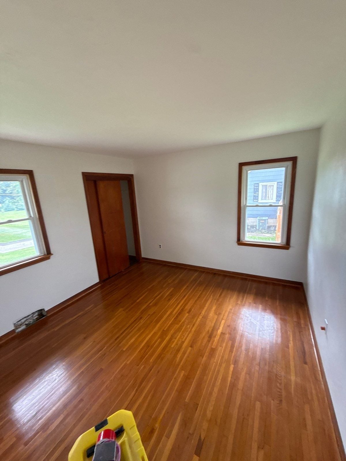 Freshly painted bedroom walls and trim in Leechburg, PA