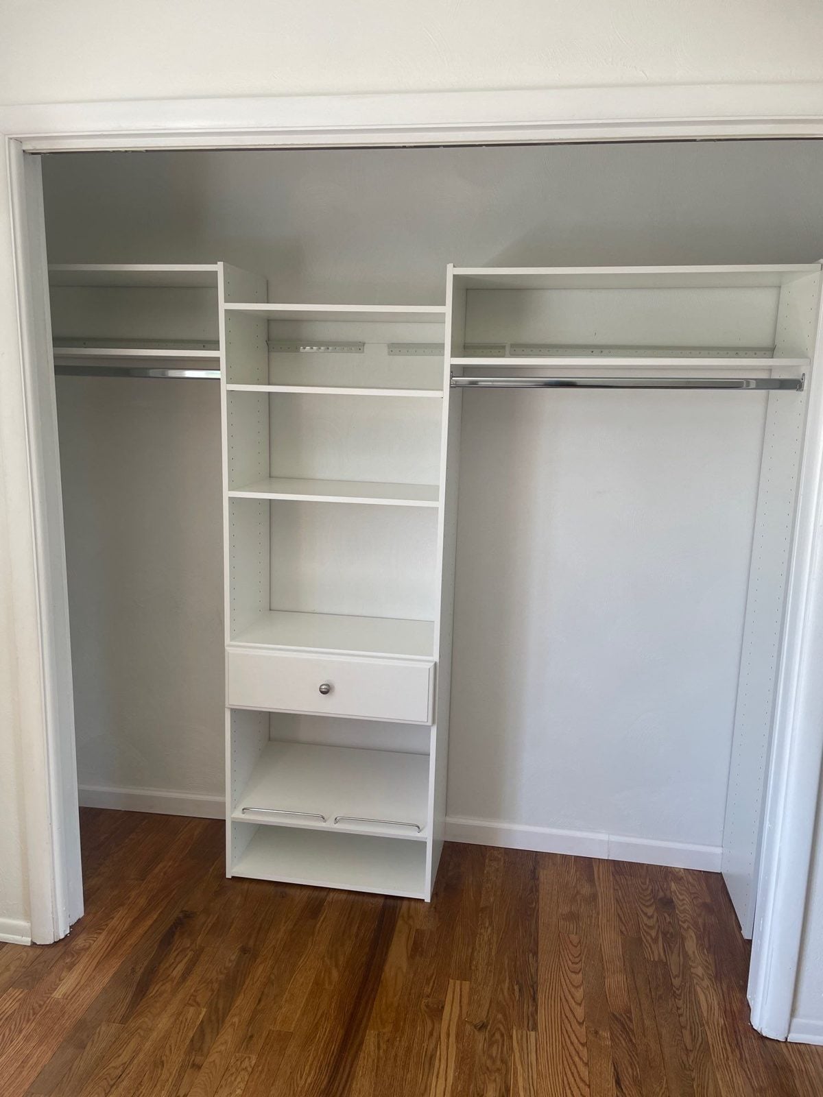 Custom closet system installed by Steel City Property Restoration, serving Butler County, PA