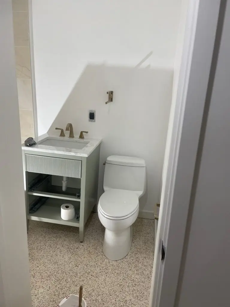 Bathroom remodel completed, Washington County, PA