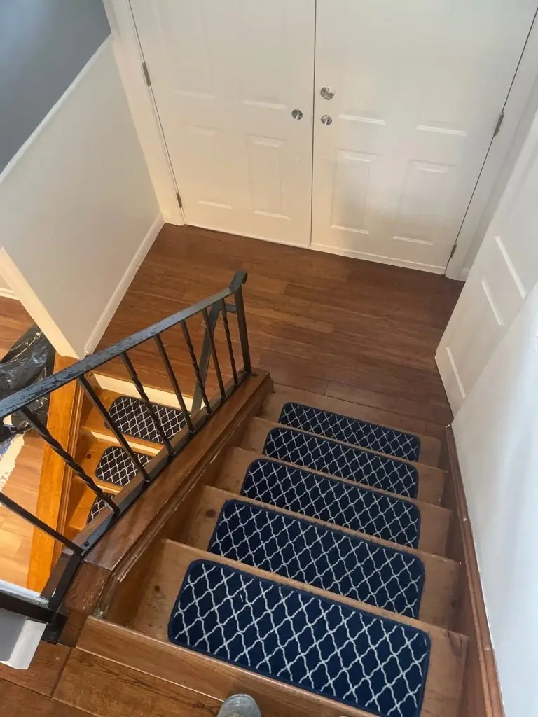 Repaired staircase with new stair treads in Pittsburgh, PA