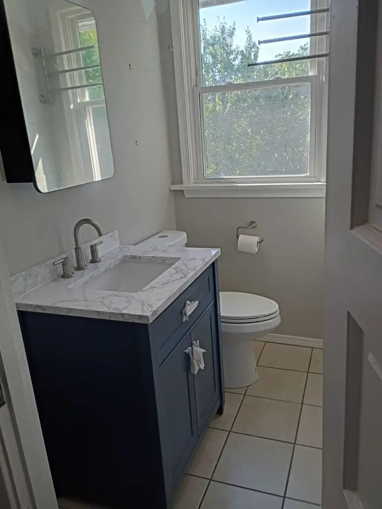 Bathroom vanity and finish work, Butler County, PA