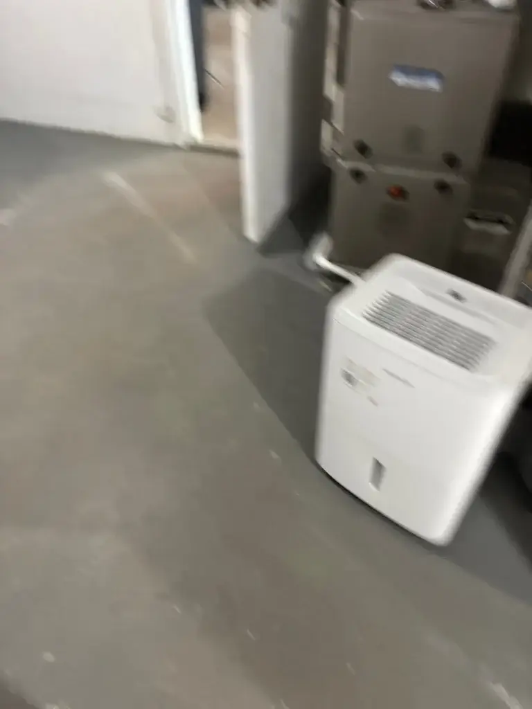 Basement dehumidifier installed in Baden, PA