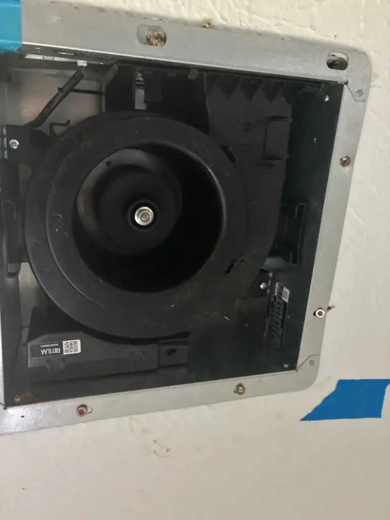New bathroom exhaust fan installed in Baden, PA