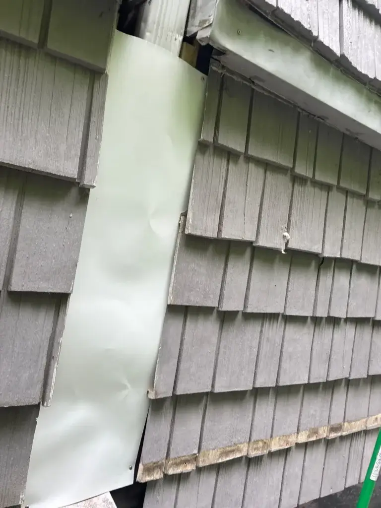 Finished cedar shake siding repair in Pittsburgh, PA