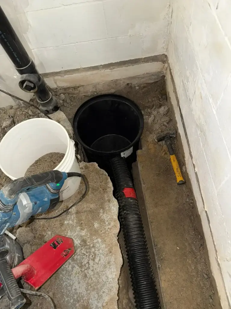 New sump basin installed in Baden, PA